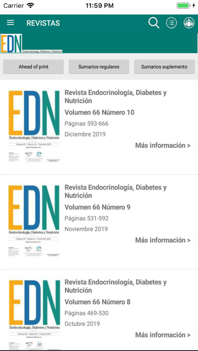 Emulate iPhone app Endrocrinología y Nutrición using MyAndroid Emulate iPhone app Endrocrinología y Nutrición using MyAndroid