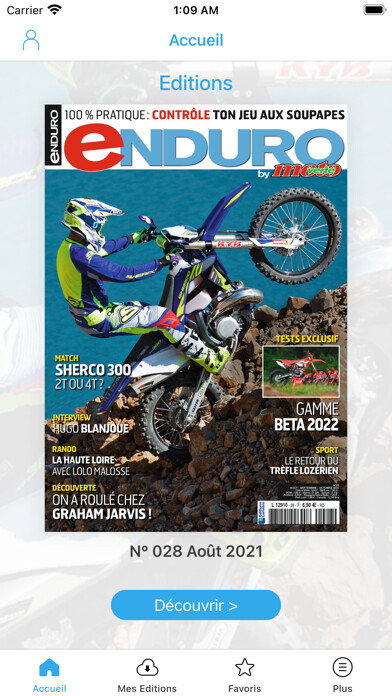 Emulate iPhone app Enduro by Moto Verte using MyAndroid