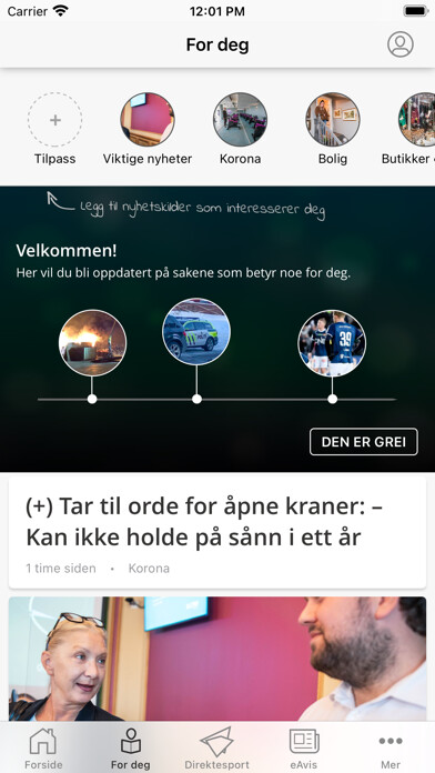 Emulate iPhone app Enebakk Avis nyheter using MyAndroid Emulate iPhone app Enebakk Avis nyheter using MyAndroid