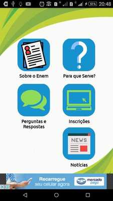 Emulate Android APK Enem 2017 (Dicas) Emulate Android APK Enem 2017 (Dicas)