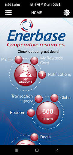 Run android online APK Enerbase Rewards from MyAndroid or emulate Enerbase Rewards using MyAndroid