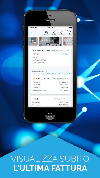 Emulate iPhone app Energia Più using MyAndroid