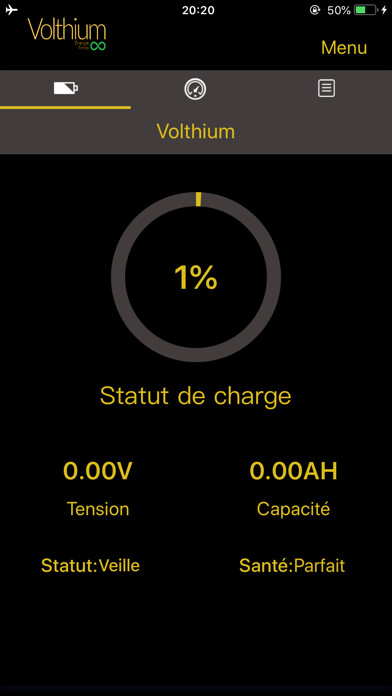 Emulate iPhone app Energie Volthium using MyAndroid