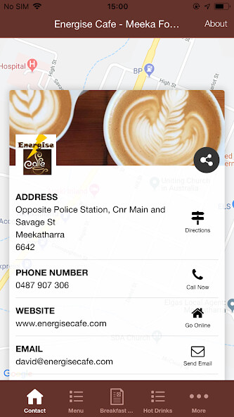 Emulate Android APK Energise Cafe - Meeka Food Van Emulate Android APK Energise Cafe - Meeka Food Van