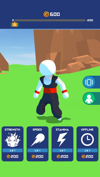 Emulate iPhone app Energy Blast using MyAndroid