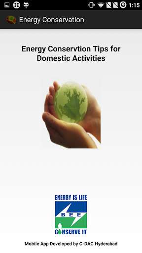 Run android online APK Energy Conservation from MyAndroid or emulate Energy Conservation using MyAndroid