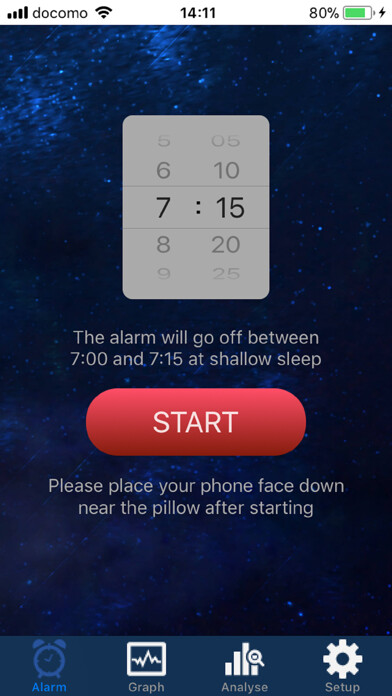 Emulate iPhone app Energy Wake - AI alarm clock using MyAndroid Emulate iPhone app Energy Wake - AI alarm clock using MyAndroid