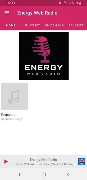 Run android online APK Energy Web Radio from MyAndroid or emulate Energy Web Radio using MyAndroid