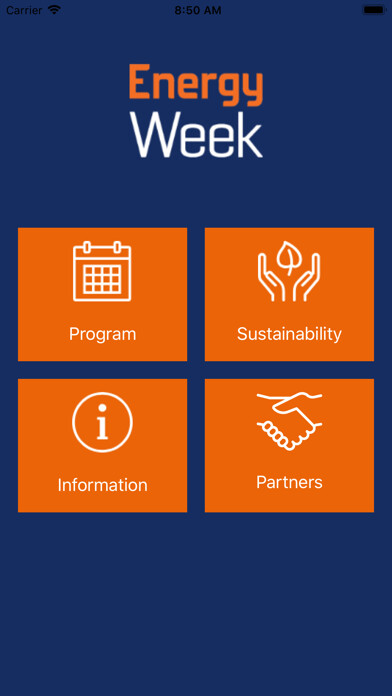 Emulate iPhone app EnergyWeek Vaasa using MyAndroid