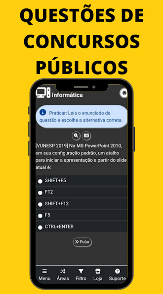 Run android online APK Enfermagem Simulados Concurso from MyAndroid or emulate Enfermagem Simulados Concurso using MyAndroid