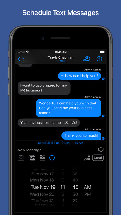 Emulate iPhone app Engage CRM using MyAndroid