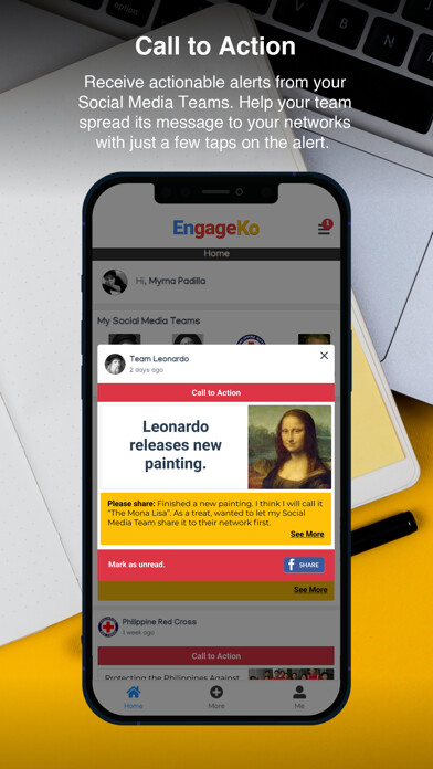 Emulate iPhone app engageKo using MyAndroid
