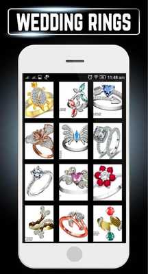 Emulate Android APK Engagement Ring Set Diamond Gold Wedding Jewellery