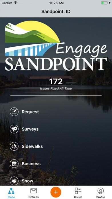 Emulate iPhone app Engage Sandpoint using MyAndroid
