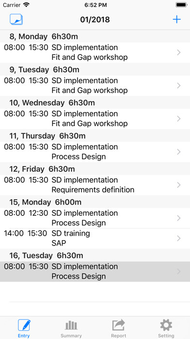 Emulate iPhone app Engineer Work Time using MyAndroid Emulate iPhone app Engineer Work Time using MyAndroid