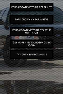 Emulate Android APK Engine sound of Crown Victoria