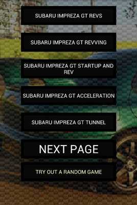 Emulate Android APK Engine sounds of Impreza GT