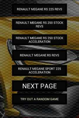 Emulate Android APK Engine sounds of Megane Emulate Android APK Engine sounds of Megane