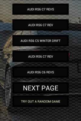 Emulate Android APK Engine sounds of RS6