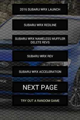 Emulate Android APK Engine sounds of WRX 2015+ Emulate Android APK Engine sounds of WRX 2015+