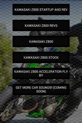 Emulate Android APK Engine sounds of Z800 Emulate Android APK Engine sounds of Z800