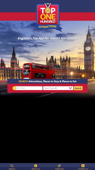 Emulate iPhone app England Top 100 Attractions using MyAndroid Emulate iPhone app England Top 100 Attractions using MyAndroid