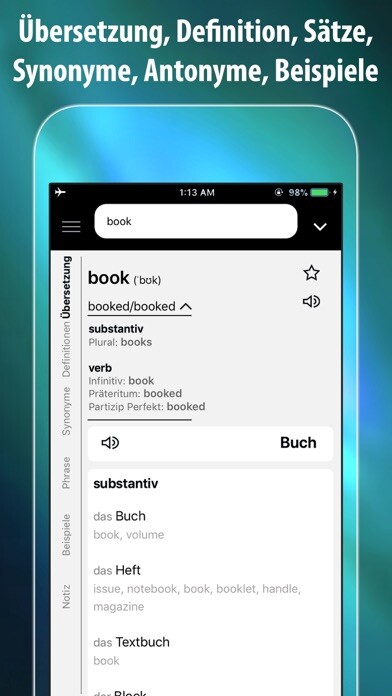 Emulate iPhone app Englisch Deutsch Übersetzer + using MyAndroid Emulate iPhone app Englisch Deutsch Übersetzer + using MyAndroid