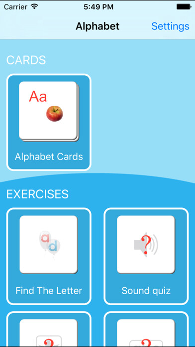 Emulate iPhone app English Alphabet Cards using MyAndroid Emulate iPhone app English Alphabet Cards using MyAndroid