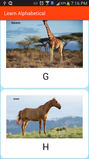 Run android online APK English Alphabetical for Kids from MyAndroid or emulate English Alphabetical for Kids using MyAndroid