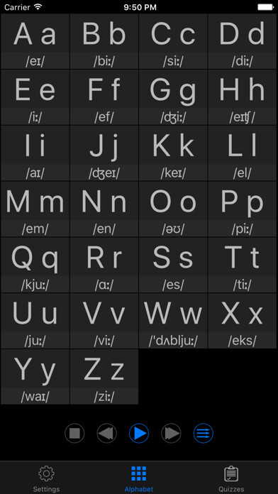 Emulate iPhone app English Alphabet: Letter ABC using MyAndroid Emulate iPhone app English Alphabet: Letter ABC using MyAndroid