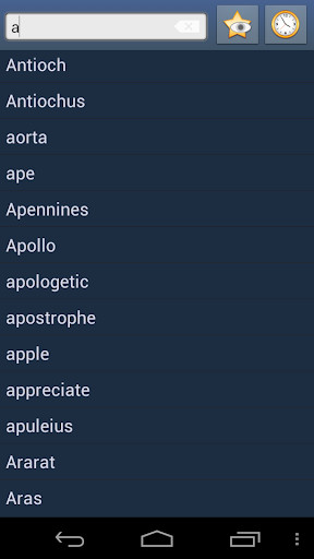 Run android online APK English Ancient Greek Dict from MyAndroid or emulate English Ancient Greek Dict using MyAndroid Run android online APK English Ancient Greek Dict from MyAndroid or emulate English Ancient Greek Dict using MyAndroid