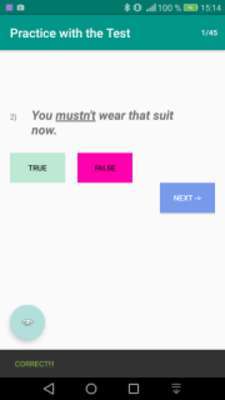 Emulate Android APK English basic grammar