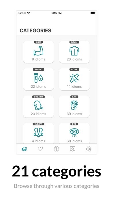 Emulate iPhone app English Body Idioms using MyAndroid Emulate iPhone app English Body Idioms using MyAndroid