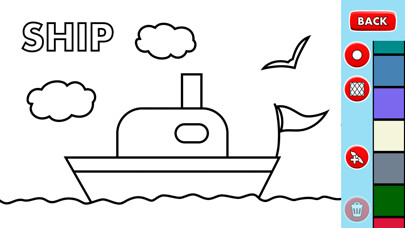 Emulate iPhone app English coloring for kids using MyAndroid Emulate iPhone app English coloring for kids using MyAndroid