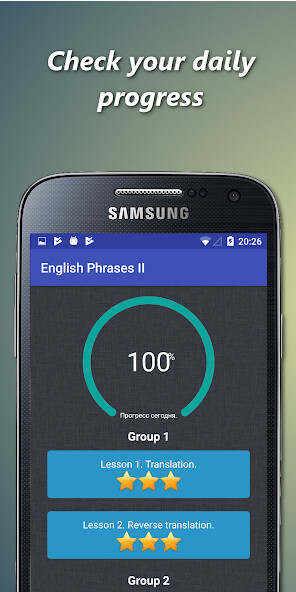 Run android online APK English conversation offline from MyAndroid or emulate English conversation offline using MyAndroid