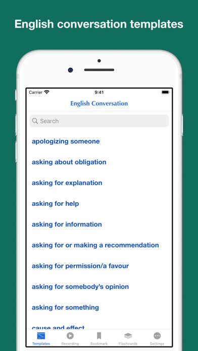 Emulate iPhone app English Conversation Templates using MyAndroid Emulate iPhone app English Conversation Templates using MyAndroid
