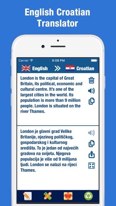 Emulate iPhone app English Croatian Translation and Dictionary using MyAndroid Emulate iPhone app English Croatian Translation and Dictionary using MyAndroid