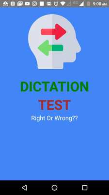 Emulate Android APK English Dictation Test Game - Test Your Glossary