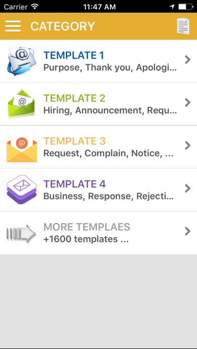 Emulate iPhone app English email templates - Write emails effectively using MyAndroid Emulate iPhone app English email templates - Write emails effectively using MyAndroid
