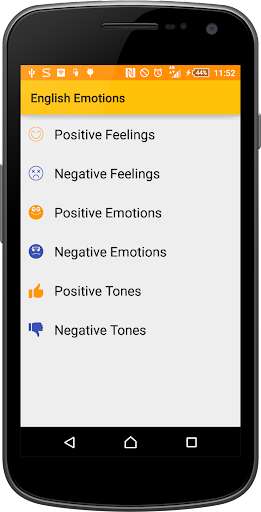Run android online APK English emotions handbook from MyAndroid or emulate English emotions handbook using MyAndroid