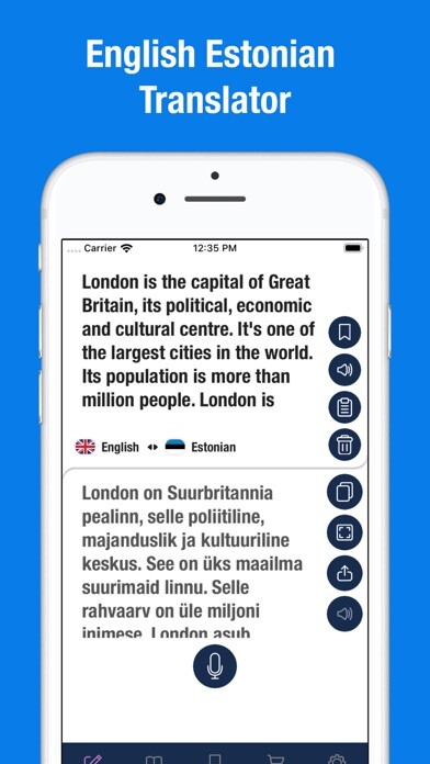 Emulate iPhone app English Estonian Translator using MyAndroid Emulate iPhone app English Estonian Translator using MyAndroid