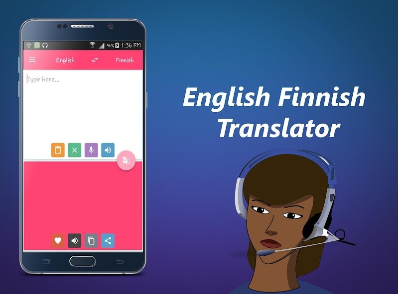 Run android online APK English-Finnish Translator from MyAndroid or emulate English-Finnish Translator using MyAndroid