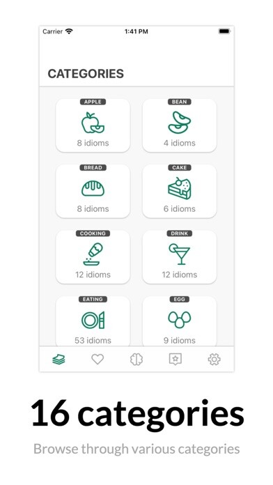Emulate iPhone app English Food Idioms using MyAndroid Emulate iPhone app English Food Idioms using MyAndroid