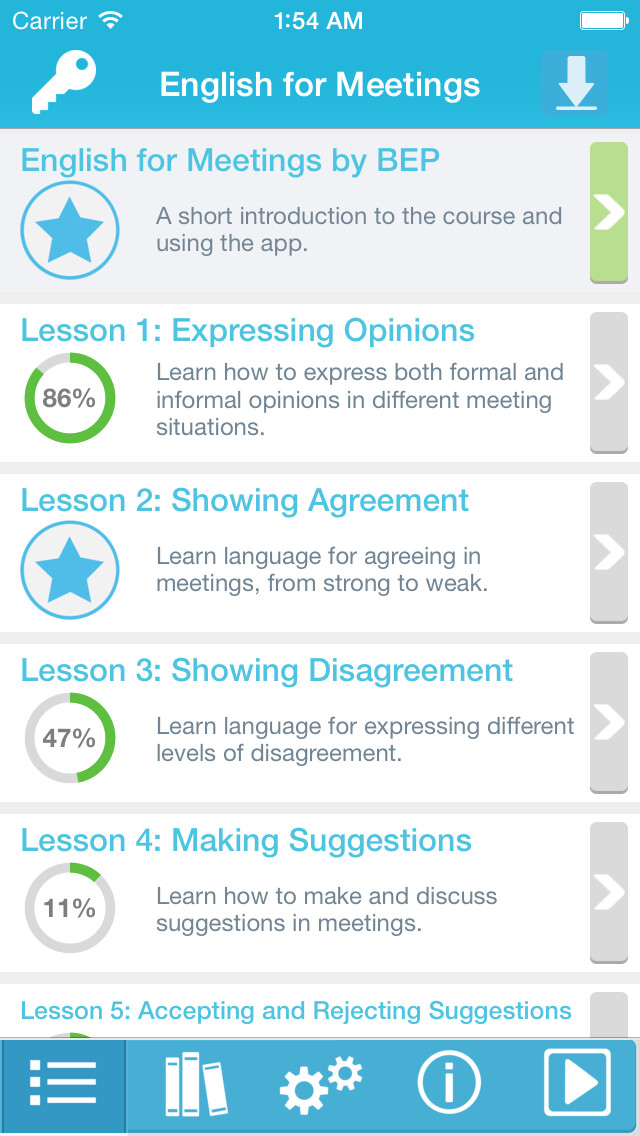 Emulate iPhone app English for Meetings by Business English Pod using MyAndroid Emulate iPhone app English for Meetings by Business English Pod using MyAndroid