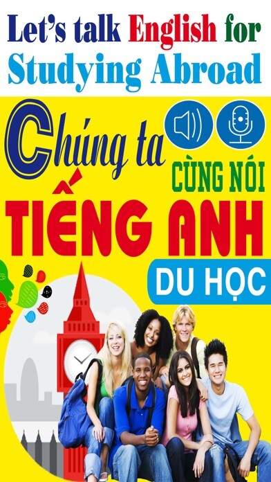 Emulate iPhone app English for Studying Abroad using MyAndroid