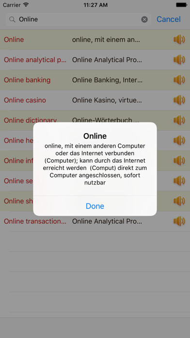 Emulate iPhone app English German Dictionary Offline Free using MyAndroid Emulate iPhone app English German Dictionary Offline Free using MyAndroid