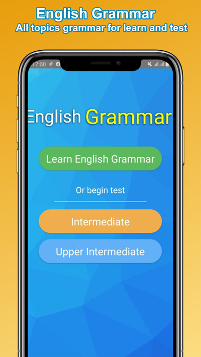 Emulate iPhone app English Grammar - Grammar Test using MyAndroid Emulate iPhone app English Grammar - Grammar Test using MyAndroid