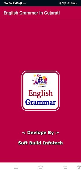 Run android online APK English Grammar in Gujarati from MyAndroid or emulate English Grammar in Gujarati using MyAndroid