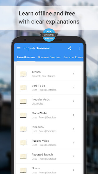 Run android online APK English Grammar  Phonetics + from MyAndroid or emulate English Grammar  Phonetics + using MyAndroid