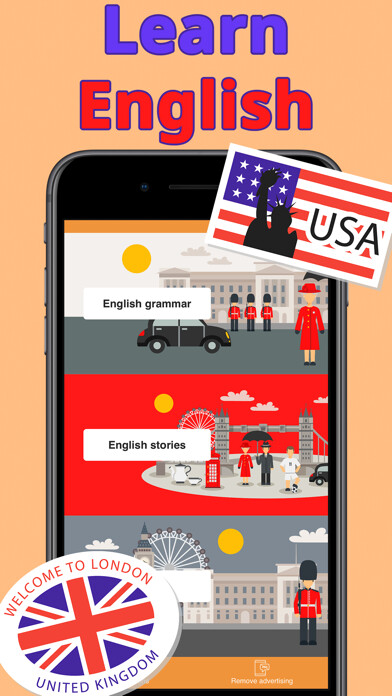 Emulate iPhone app English Grammar: Prepositions using MyAndroid
